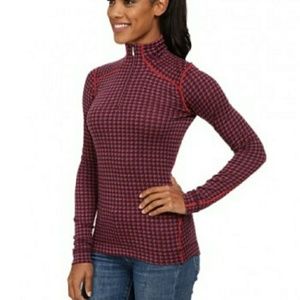 Smartwool zip merino wool base layer